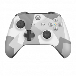 Геймпад Бездротовий Microsoft Xbox One Winter Forces Special Edition Version 2 Black White Б/У