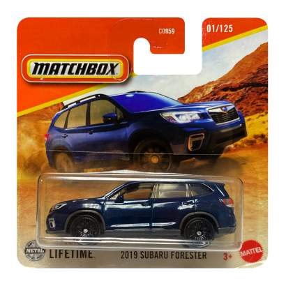 Машинка Велике Місто Matchbox 2019 Subaru Forester Off-Road 1:64 Blue - Retromagaz