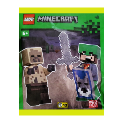 Конструктор Lego Фигурка Guard with Husk Minecraft 662511 Новый - Retromagaz