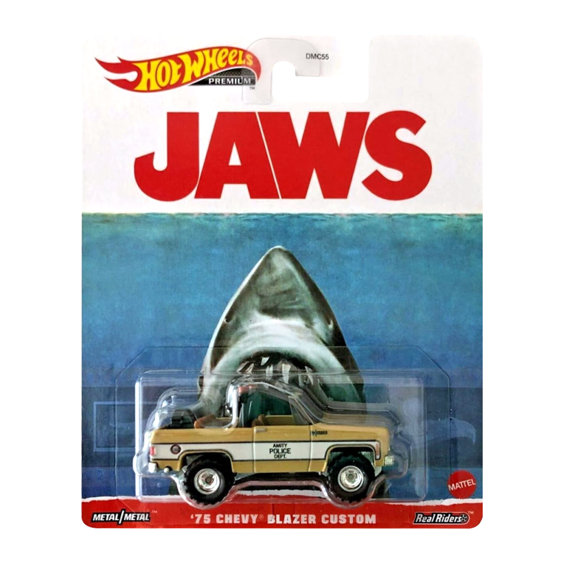 Машинка Premium Hot Wheels '75 Chevy Blazer Custom Jaws Rep. Entertainment 1:64 HKC24 Tan - Retromagaz