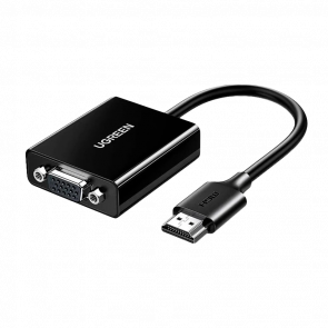 Адаптер Ugreen CM611 HDMI - VGA Black 0.25m - Retromagaz