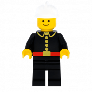Фигурка Lego 973p21 Classic White Fire Helmet City Fire firec001 Б/У