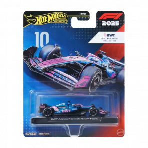 Машинка Premium Hot Wheels BWT Alpine Formula One Team (#10 Pierre Gasly) 1:64 JKD82 Blue - Retromagaz