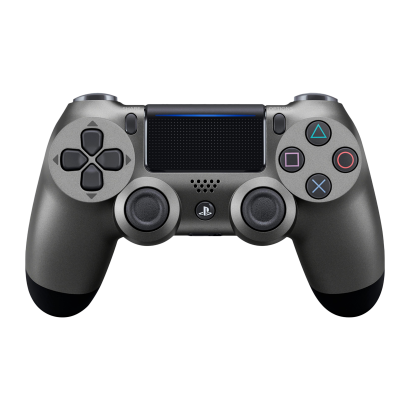 Геймпад Бездротовий Sony PlayStation 4 DualShock 4 Version 2 Steel Black Б/У Нормальний - Retromagaz