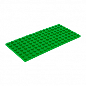 Пластина Lego Обычная 8 x 16 92438 4610353 Bright Green 4шт Б/У - Retromagaz