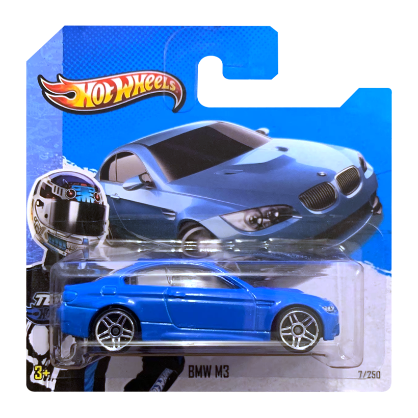 Машинка Базова Hot Wheels BMW M3 City 1:64 X1666 Blue - Retromagaz