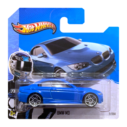 Машинка Базова Hot Wheels BMW M3 City 1:64 X1666 Blue - Retromagaz