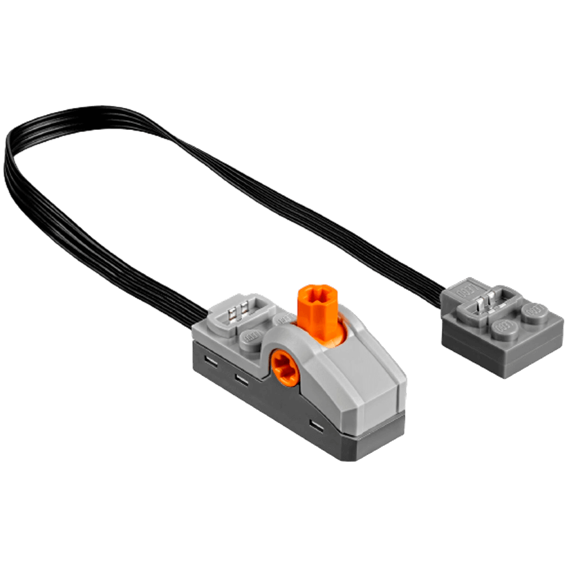 Електрика Lego Інше Pole Reverser Polarity Switch with Black Lead Power Functions bb0339c01 15296 16517 4523462 4654822 Light Bluish Grey Б/У - Retromagaz
