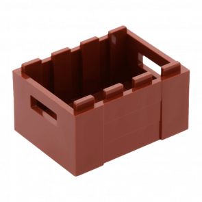 Емкость Lego Crate 2/3 3 x 4 x 1 30150 4211185 Reddish Brown 4шт Б/У - Retromagaz