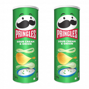 Набор Чипсы 1шт 2шт Pringles Sour Cream & Onion 165g 5053990127740