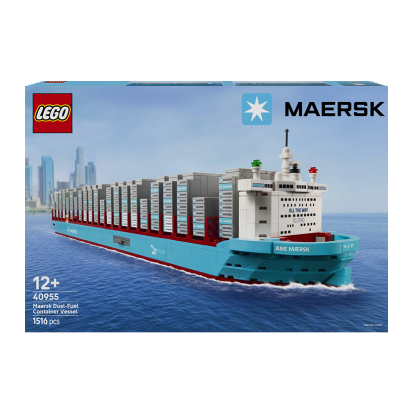 Конструктор Lego Двопаливний Контейнеровоз Maersk Creator 40955 Новий - Retromagaz