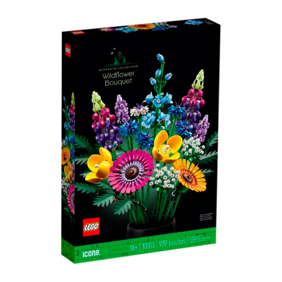 Набор Lego Букет Полевых Цветов Icons 10313 Новый - Retromagaz