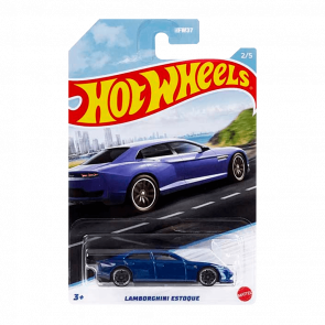 Тематическая Машинка Hot Wheels Lamborghini Estoque Luxury Sedans 1:64 HDH13 Blue
