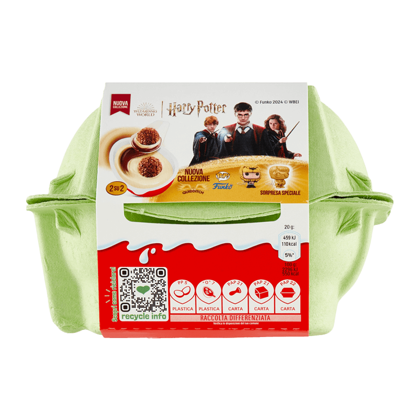 Шоколадное Яйцо Kinder Joy Funko Harry Potter Quidditch 2шт 40g - Retromagaz