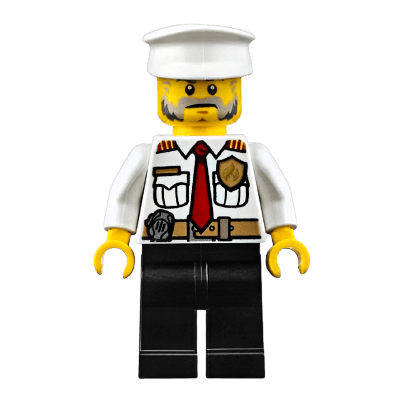Фігурка Lego Fire 973pb1304 Boat Captain City cty0647 Б/У - Retromagaz