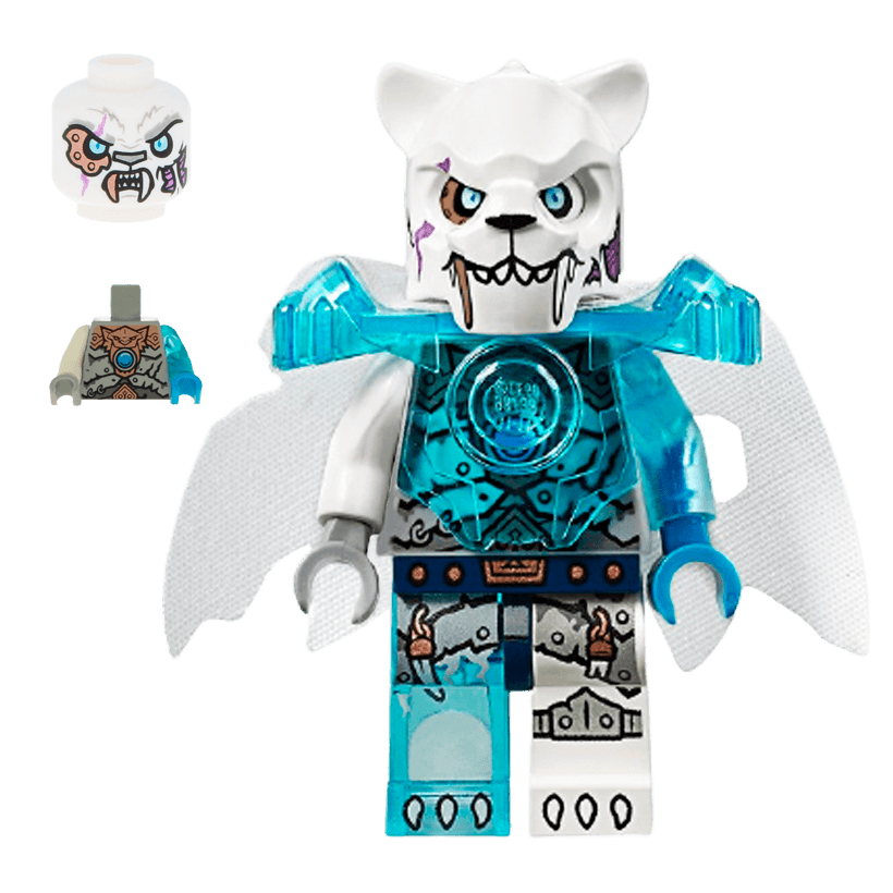 Фигурка Lego Saber-Tooth Tiger Tribe Sir Fangar Legends of Chima loc087 Б/У - Retromagaz