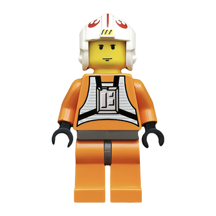 Фігурка Lego Джедай Luke Skywalker Old Star Wars sw0019 Б/У - Retromagaz