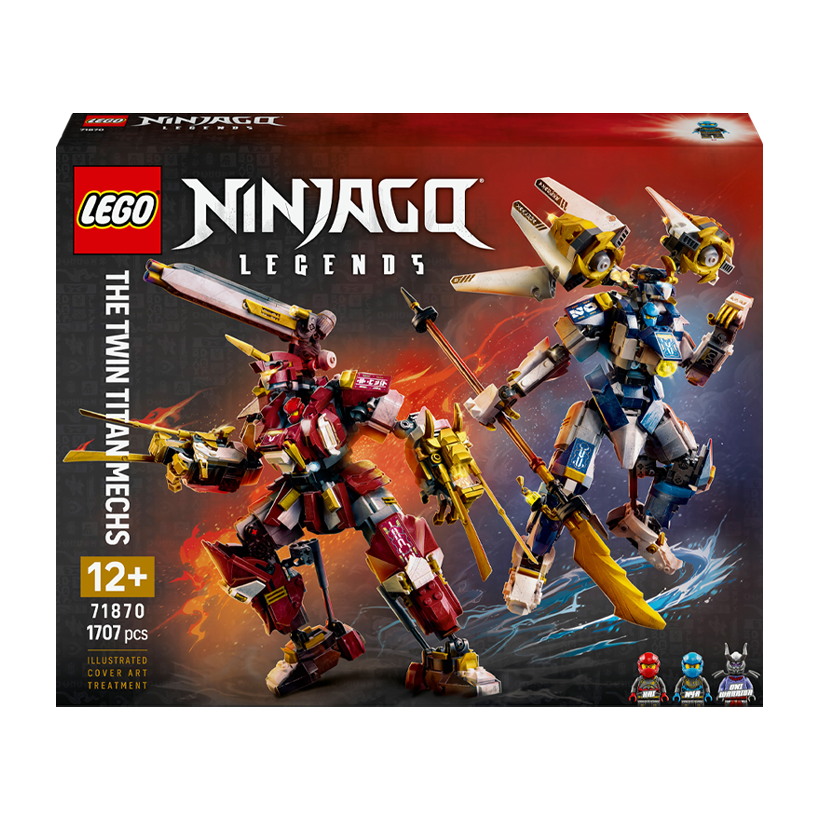 Конструктор Lego Близнюки Роботи-Титани Ninjago 71870 Новий - Retromagaz