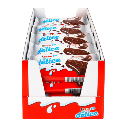Набір Бісквіт 20шт Kinder Delice з Молочною Начинкою 39g - Retromagaz