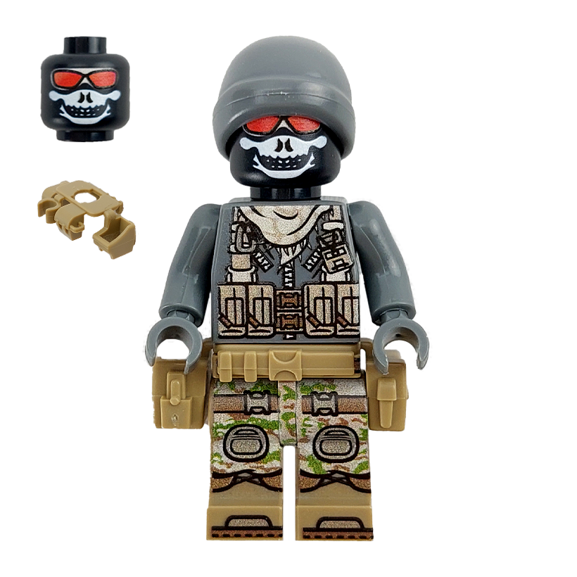 Фігурка RMC All Time Army US Army usa010 1 Новий Soldier Ghost Mask Red Glasses - Retromagaz
