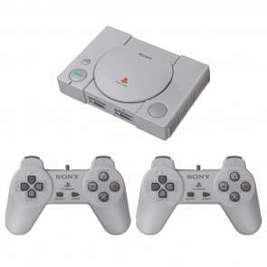Консоль Sony PlayStation 1 Classic SCPH-1000R Europe 16GB Grey + 20 Встроенных Игр Новый - Retromagaz