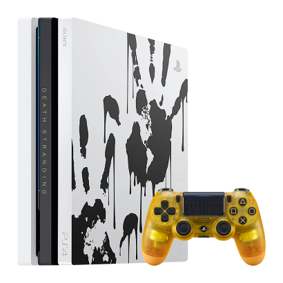 Консоль Sony PlayStation 4 Pro CUH-72xx Death Stranding Limited Edition 1TB White Б/У - Retromagaz