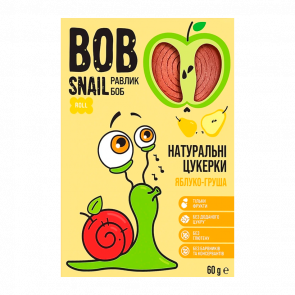 Конфеты Натуральные Bob Snail Яблочно-Грушевые 120g