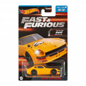 Тематическая Машинка Hot Wheels Datsun 240Z Custom Fast & Furious HNR88/HNT20 Yellow Новый - Retromagaz