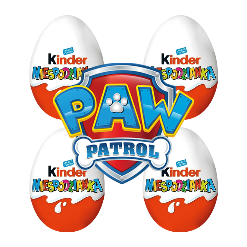 Набор Шоколадное Яйцо 4шт Kinder PAW Patrol 20g - Retromagaz