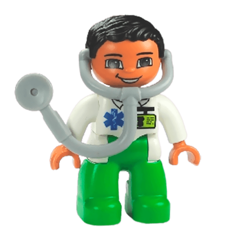 Фігурка Lego Duplo People Medic Male 47394pb143 1 Б/У Відмінний - Retromagaz