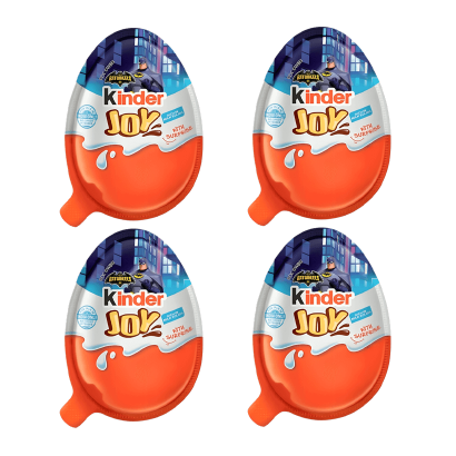 Набір Шоколадне Яйце 4шт Kinder Joy Batwheels 20g - Retromagaz