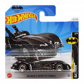 Машинка Базова Hot Wheels Batman & Robin Batmobile Batman 1:64 HRY54 Black