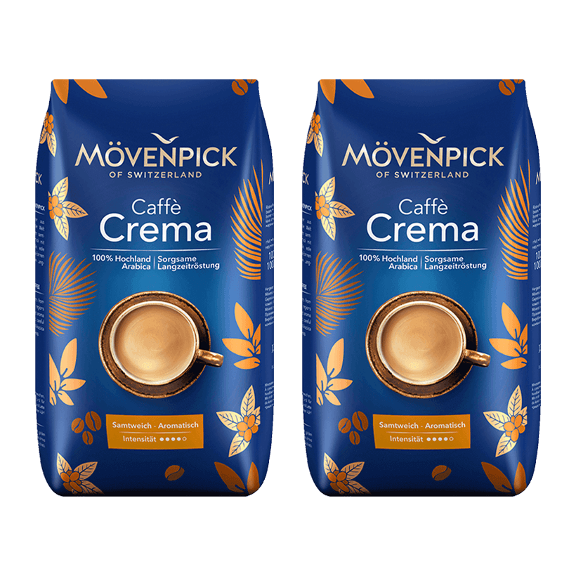 Набор Кофе Молотый 2шт Movenpick Caffe Crema 500g - Retromagaz