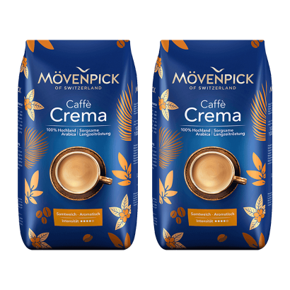 Набор Кофе Молотый 2шт Movenpick Caffe Crema 500g - Retromagaz