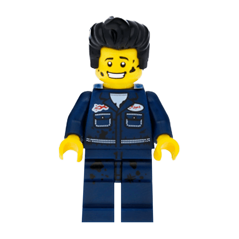 Фігурка Lego Series 6 Mechanic Collectible Minifigures col095 Б/У - Retromagaz