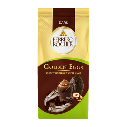 Цукерки Ferrero Rocher Golden Eggs Dark 90g 8000500373606 - Retromagaz