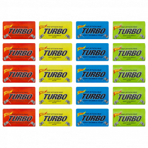 Жувальна Гумка ProGum Turbo Soft Buble Gum 90g 20шт - Retromagaz