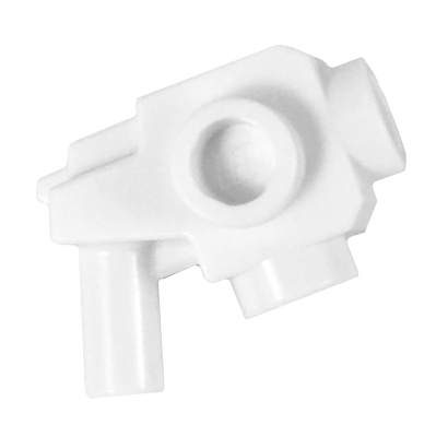 Зброя Lego Gun Blaster with Studs on Sides Стрілецька 44709 6253694 White 4шт Б/У - Retromagaz