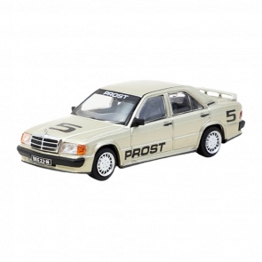 Машинка Premium Tarmac Works Mercedes-Benz 190 E 2.3-16 Race of Champion 1984 Alain Prost GLOBAL64 1:64 T64G-047-84 Grey - Retromagaz