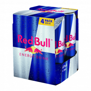 Набір Напій Енергетичний 4шт Red Bull 250ml - Retromagaz