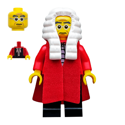 Фігурка Lego Judge Collectible Minifigures Series 9 col138 Б/У - Retromagaz