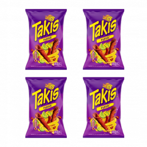 Набор Кранчи 4шт Takis Fuego Чили Лайм 100g - Retromagaz