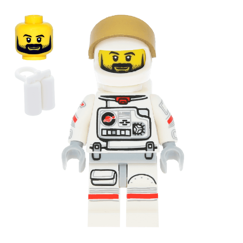 Фигурка Lego Series 15 Astronaut Collectible Minifigures col229 Б/У - Retromagaz