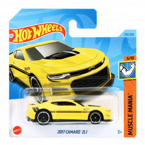 Машинка Базова Hot Wheels 2017 Camaro ZL1 Muscle Mania 1:64 HKJ52 Yellow