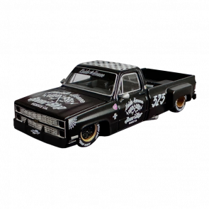 Машинка Premium Kaido House x MiNI GT Chevrolet Silverado Dually Hot Rod V1 1:64 KHMG236 Black - Retromagaz