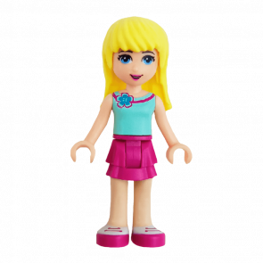 Фігурка Lego Stephanie Magenta Layered Skirt Friends Girl frnd127 Б/У - Retromagaz