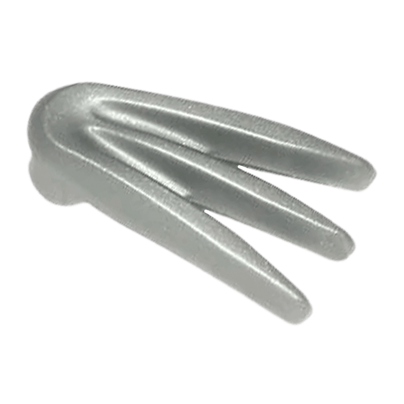 Оружие 4шт Lego Другое Bladed Claw Spread 10187 6004345 Flat Silver Новый - Retromagaz