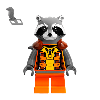 Фігурка Lego Marvel Rocket Raccoon Super Heroes sh122 1 Б/У - Retromagaz