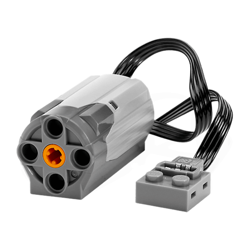 Електрика Lego Мотор 9V Medium Power Functions Motor 58120c01 16512 58120 4506083 4581862 6012286 6073376 6151440 Light Bluish Grey Б/У - Retromagaz