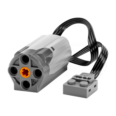 Электрика Lego Мотор 9V 58120c01 4506083 4581862 6012286 6073376 6151440 Light Bluish Grey Б/У Хороший - Retromagaz